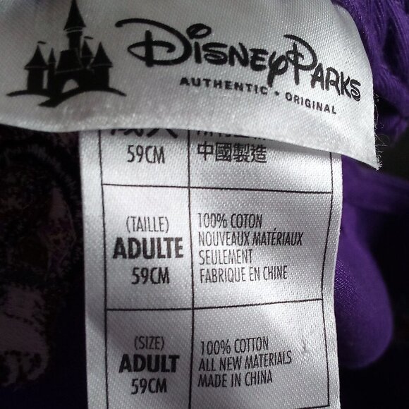 Vintage Disney Parks Mighty Villains Strap Back Hat Cap - Picture 7 of 8